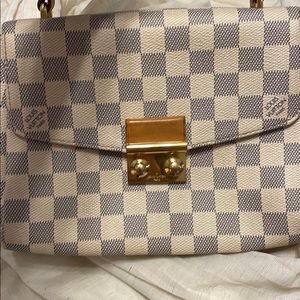 Louis Vuitton Croisette 
**dog chewed strap**